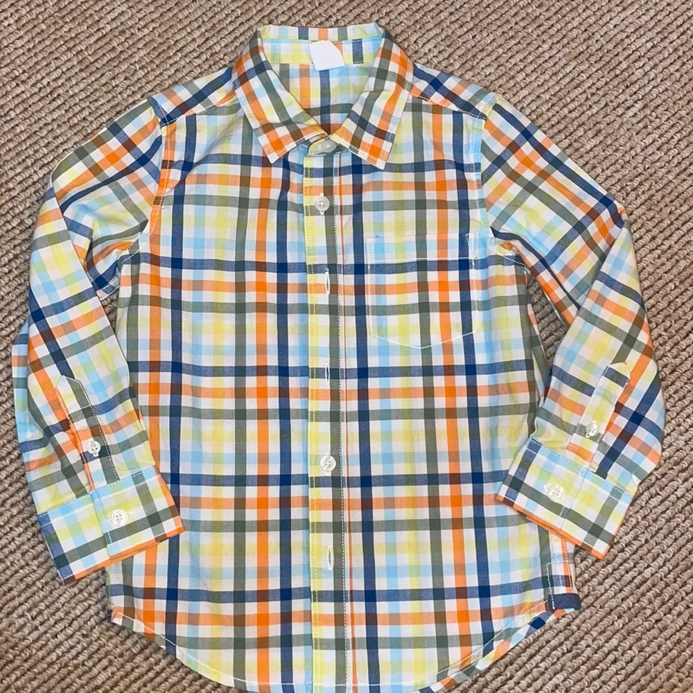 NWOT Gap Kids size 4 years long sleeve collar shirt